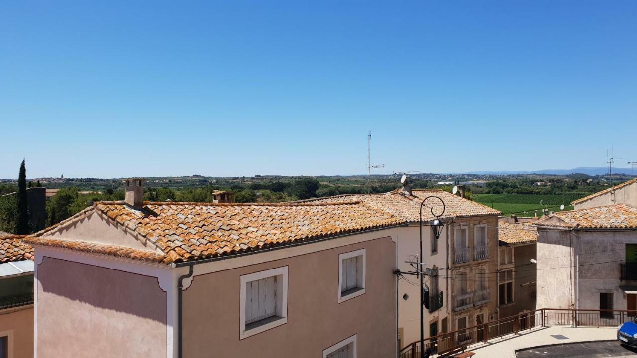 Les Barons De Guers Villa Castelnau-de-Guers ภายนอก รูปภาพ